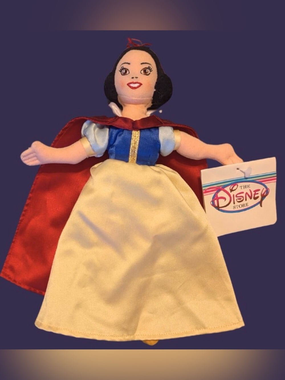 DISNEY - SNOW WHITE AND THE SEVEN DWARFS - BEAN BAG PLUSH - VINTAGE - 90s - NWT